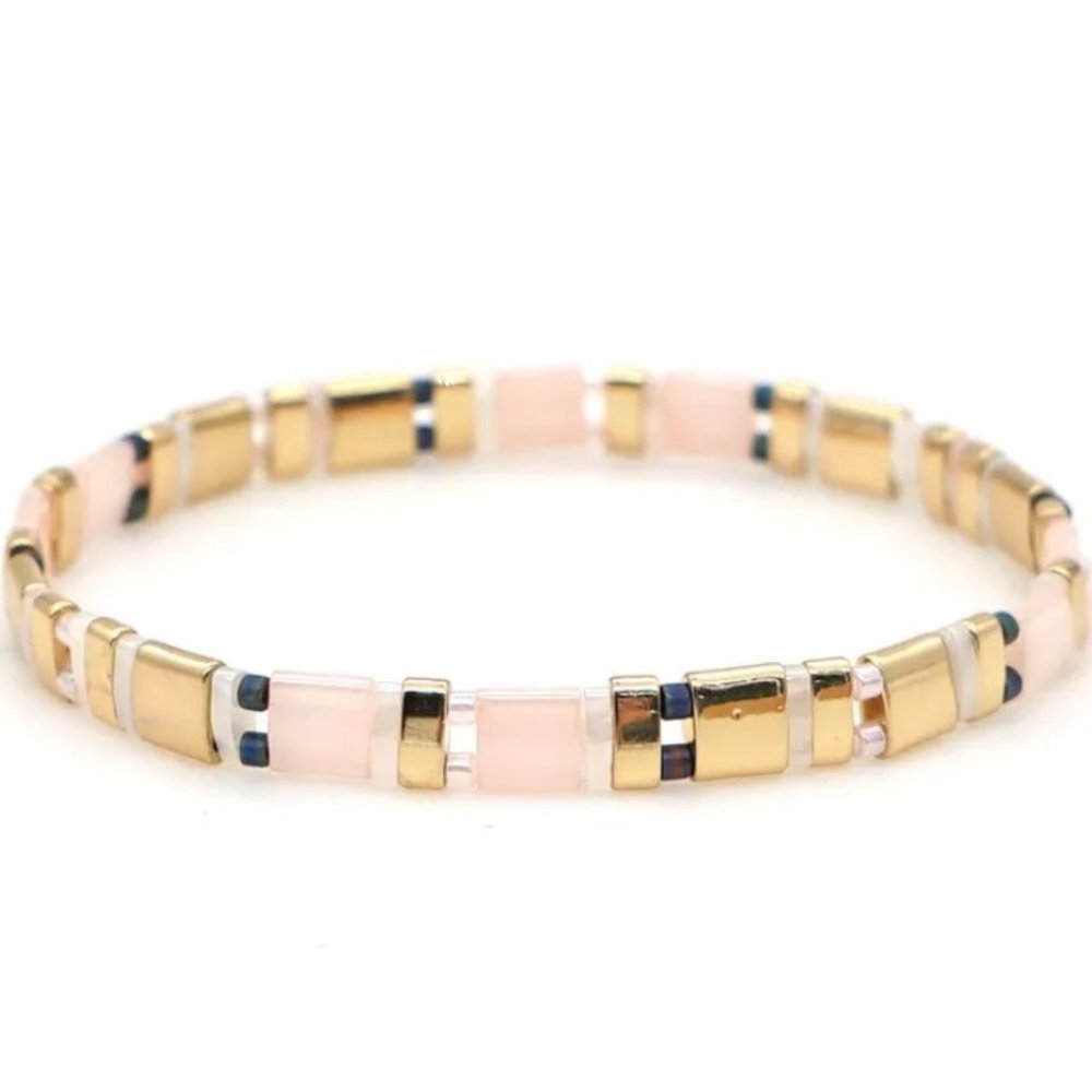 Miyuki Tila Bead Bracelet